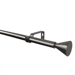 Castorama Kit De Tringle à Rideau Extensible Embout Cône Athens GoodHome 120/210 Cm, Ø16/19 Mm Gris