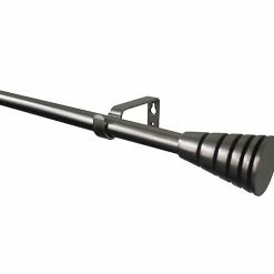 Castorama Kit De Tringle à Rideau Extensible Embout Cône Athens GoodHome 200/330 Cm, Ø19mm Gris