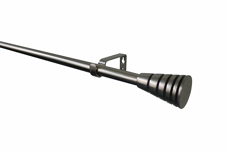 Castorama Kit De Tringle à Rideau Extensible Embout Cône Athens GoodHome 200/330 Cm, Ø19mm Gris 3 Castorama Kit De Tringle à Rideau Extensible Embout Cône Athens GoodHome 200/330 Cm, Ø19mm Gris
