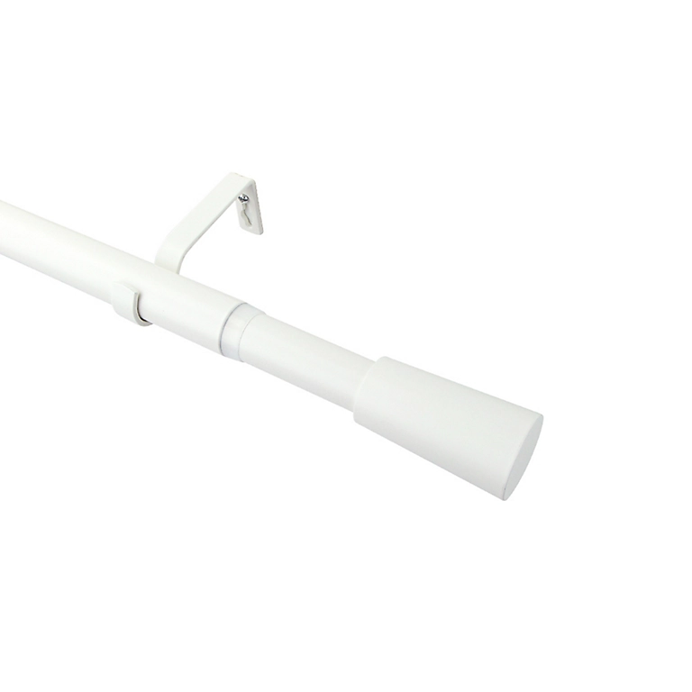 Castorama Kit De Tringle à Rideau Extensible Embout Cône GoodHome 200/330cm, ⌀25/28mm Blanc 3 Castorama Kit De Tringle à Rideau Extensible Embout Cône GoodHome 200/330cm, ⌀25/28mm Blanc