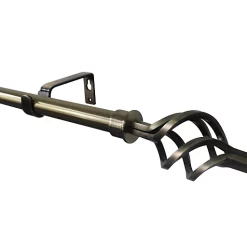 Castorama Kit De Tringle à Rideau Extensible Embout Spirale Antiki GoodHome 120/210 Cm, ⌀16/19mm Doré