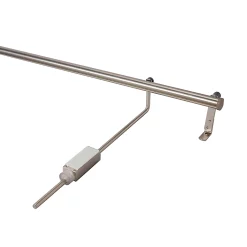 Castorama Kit De Tringle à Rideau Pour Porte Ikaria GoodHome 120 cm Chrome