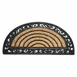 Castorama Paillasson Caoutchouc Grille Demi Lune 45 X 75 Cm