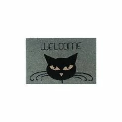 Castorama Paillasson Coco Gris 40 X 60 Cm Chat