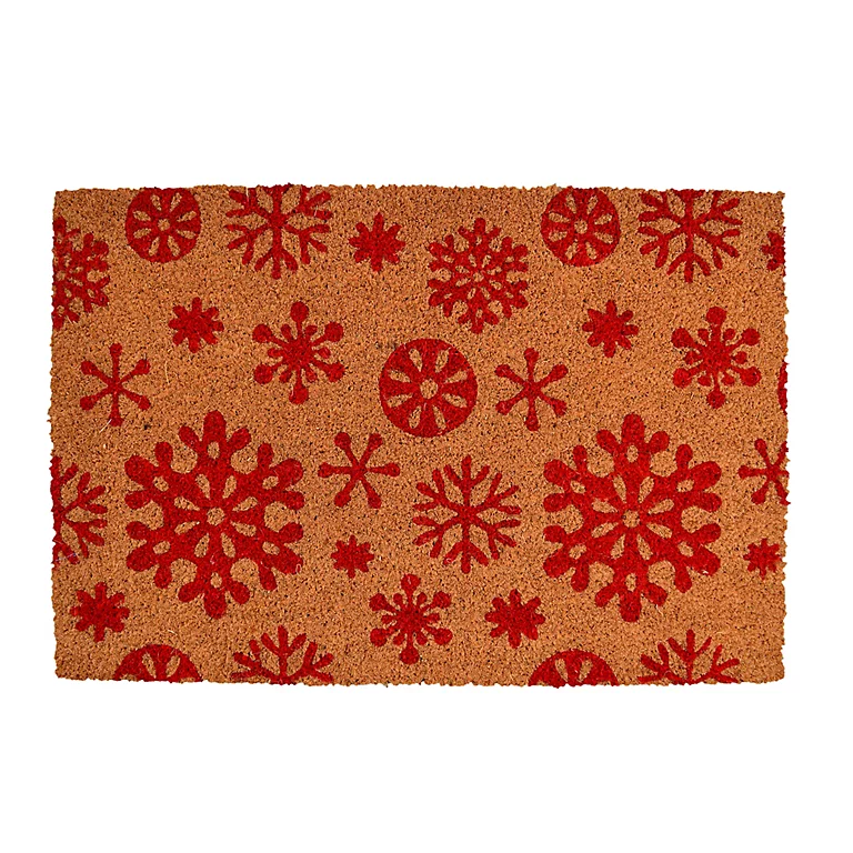 Castorama Paillasson De Noël En Fibre De Coco Naturelle à Motifs Flocons De Neige 40 X 60 Cm GoodHome 3 Castorama Paillasson De Noël En Fibre De Coco Naturelle à Motifs Flocons De Neige 40 X 60 Cm GoodHome