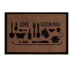 Castorama Paillasson Taupe 50 X 75 Cm Love Cooking