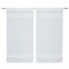 Castorama Paire De Rideau Vitrage Chana Blanc L.60 X H.120 Cm -Castorama boutique paire de rideau vitrage chana blanc l 60 x h 120 cm3599520102518 02c