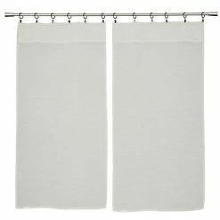 Castorama Paire Vitrage Callaly Beige 60 X 120 Cm