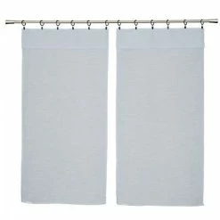 Castorama Paire Vitrage Callaly Gris 60 X 120 Cm