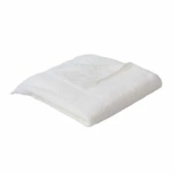 Castorama Plaid Effet Laine 130 X 150 Cm Blanc