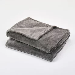 Castorama Plaid GoodHome Lulu Gris 150 X 180 Cm