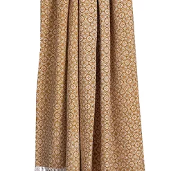 Castorama Plaid Tissé Native Deco&Co Jaune Curry L.150 X L.130 Cm