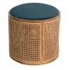 Castorama Pouf Coffre Oregon Canné Velours Deco&Co Bleu Orion Ø38 X H.38 Cm -Castorama boutique pouf coffre oregon canne velours deco co bleu orion 38 x h 38 cm3663655905006 01c FR CF