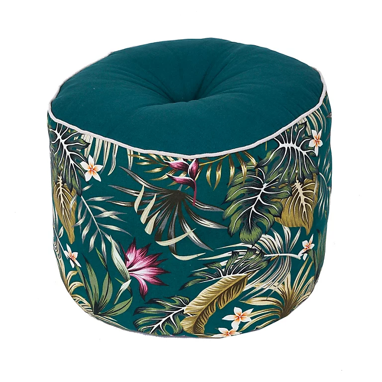 Castorama Pouf Rond Amazonia Green Deco&Co H.30 X L.40 Cm 3 Castorama Pouf Rond Amazonia Green Deco&Co H.30 X L.40 Cm
