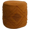 Castorama Pouf Rond Bouclette Deco&Co Orange Tabac H.40 X L.35 Cm -Castorama boutique pouf rond bouclette deco co orange tabac h 40 x l 35 cm3663655046150 01c FR CF