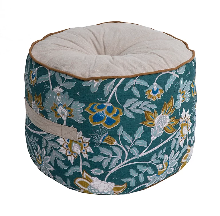 Castorama Pouf Rond Iniana Vert Deco&Co H.30 X L.40 Cm 3 Castorama Pouf Rond Iniana Vert Deco&Co H.30 X L.40 Cm