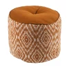 Castorama Pouf Togo Camel Deco&Co Ø40 X H.30 Cm