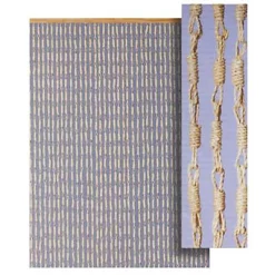 Castorama Rideau De Porte Torsades De Maïs Naturelles 90 X 200 Cm