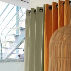 Castorama Rideau Deko & Co Vert Sauge L.250 X L.140 Cm