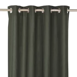 Castorama Rideau Effet Lin Nubia 130 X260 Cm Vert Olive