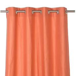 Castorama Rideau Effet Lin Nubia 130x260cm Terracotta