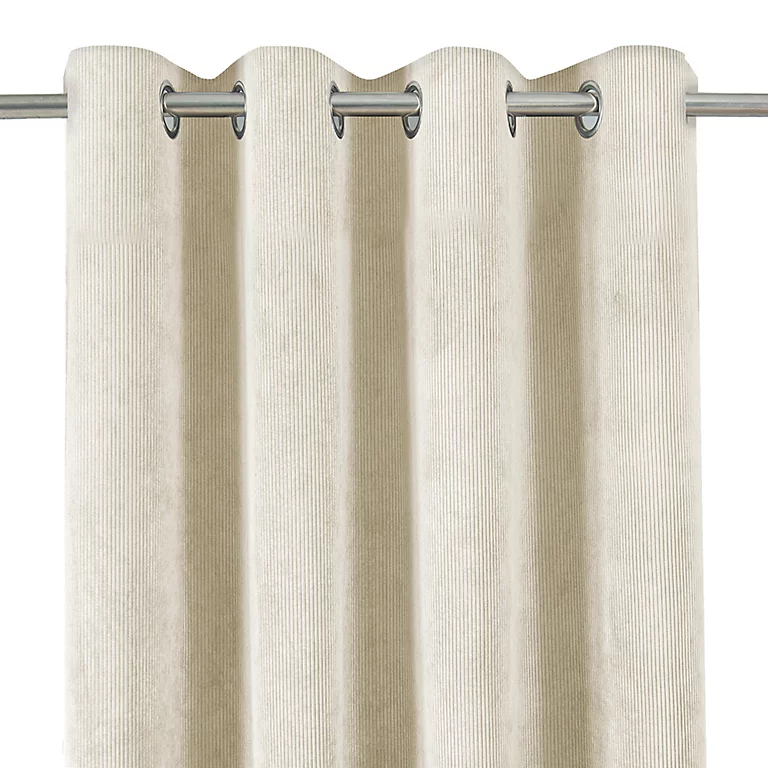 Castorama Rideau Effet Velours GoodHome Carrington L.135 X H.260 Cm Blanc 3 Castorama Rideau Effet Velours GoodHome Carrington L.135 X H.260 Cm Blanc