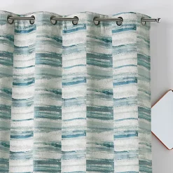 Castorama Rideau Etretat L.260 X L.135 Cm Bleu