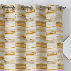 Castorama Rideau Etretat L.260 X L.135 Cm Jaune