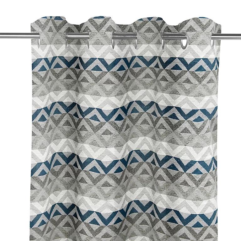 Castorama Rideau Glenor GoodHome L.140 X H.260 Cm Bleu 3 Castorama Rideau Glenor GoodHome L.140 X H.260 Cm Bleu