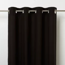 Castorama Rideau GoodHome Hiva Noir 140 X 260 Cm