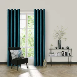 Castorama Rideau GoodHome Hiva Vert Sapin 140 X 260 Cm