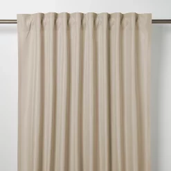 Castorama Rideau GoodHome Klama Marron Clair L.140 X H.260 Cm