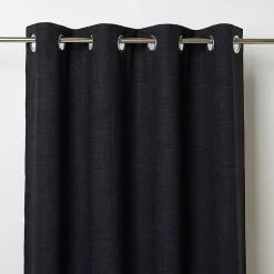 Castorama Rideau GoodHome Novan Noir 140 X 260 Cm