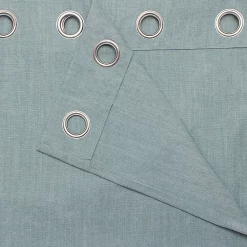 Castorama Rideau GoodHome Pahea Vert D'eau L.135 X H.260 Cm