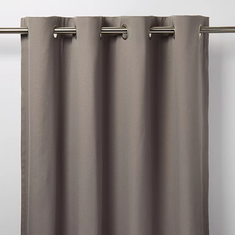 Castorama Rideau GoodHome Taowa Gris L.140 X H.260 Cm 3 Castorama Rideau GoodHome Taowa Gris L.140 X H.260 Cm