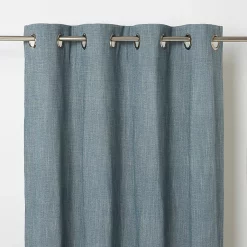 Castorama Rideau GoodHome Tiga Vert Bleu 140 X 260 Cm