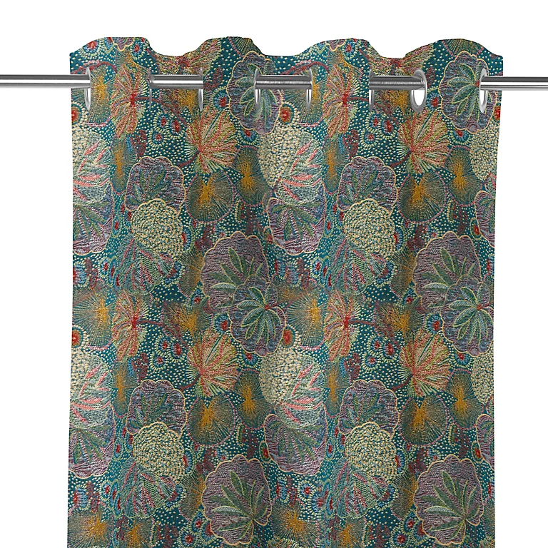 Castorama Rideau Hititi GoodHome L.140 X H.260 Cm Vert 3 Castorama Rideau Hititi GoodHome L.140 X H.260 Cm Vert