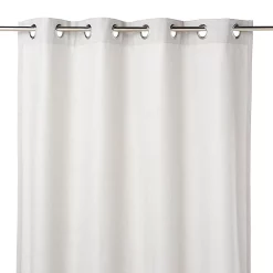 Castorama Rideau Isolant Thermique Chambray Gris Clair L.240 X L.140 Cm