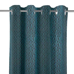 Castorama Rideau Koki GoodHome L.140 X H.260 Cm Bleu