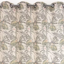 Castorama Rideau Natalia Naturel Vert L.135 X H.280 Cm