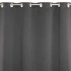 Castorama Rideau Occultant Sky L.240 X L.135 Cm Gris Charbon JBY Creation