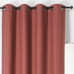 Castorama Rideau Occultant Thermique Boreal Linder Terracotta L.280 X L.140 Cm