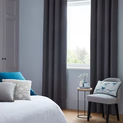 Castorama Rideau Occultant Thermique Vestris GoodHome Gris Foncé L.260 X L.140 Cm