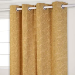 Castorama Rideau Opale 140 X 260 Cm Jaune