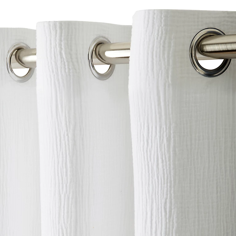 Castorama Rideau Osiris 135x260cm Blanc 3 Castorama Rideau Osiris 135x260cm Blanc
