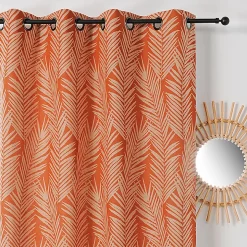 Castorama Rideau Tasmanie L.240 X L.140 Cm Terracotta