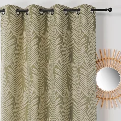 Castorama Rideau Tasmanie L.240 X L.140 Cm Vert Olive