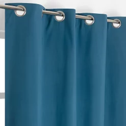 Castorama Rideau Thermique Alanis Bleu L.240 X L.138 Cm
