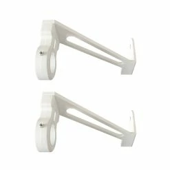 Castorama Support Pour Barre à Rideau Pour Fenêtre GoodHome Encastrée Blanc Mat Ikaria