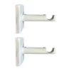 Castorama Support Pour Barre à Rideau Universel GoodHome Pour Trous Existants Blanc Ikaria